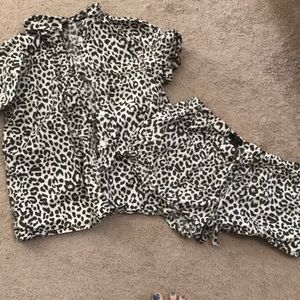 Button down J Crew PJs